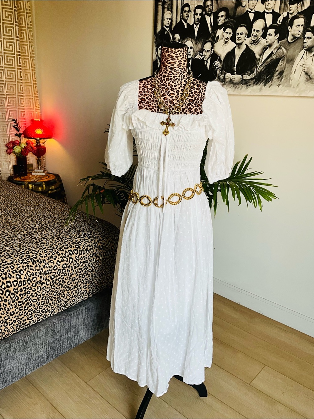 White renaissance dress